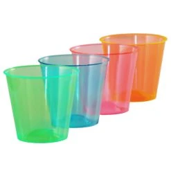Outlet ???? BarMan BarConic® 1 Oz Neon Shot Cups - Assorted ❤️ -BarMan - shop 1 oz barconic neon shotcups 700x700