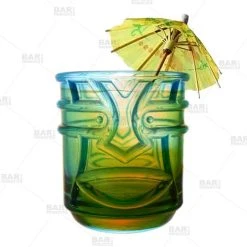 New ???? BarMan Colored Tiki Stacking Tumblers (12oz) - Set Of 4 ???? -BarMan - shop 12oz colored tiki stacking tumblers blue bpc 2 700x700