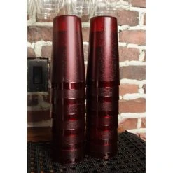 Coupon ???? BarMan BarConic® Red Stackable Pebbled Tumblers - 12 Pack ???? -BarMan - shop 20oz red stackable pebbled glasses at bar 700x700