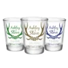 Discount ???? BarMan CUSTOMIZABLE - 1.75oz Clear Wedding Shot Glass - Antlers (Version 2) ????