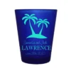 Coupon ???? BarMan CUSTOMIZABLE - 1.5oz Blue Frosted Shot Glass - Palms ????