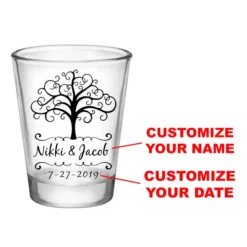 Deals ✔️ BarMan CUSTOMIZABLE - 1.75oz Clear Wedding Shot Glass - Tree Of Life ⭐ -BarMan - shop 5114 tree of life web cus 700x700