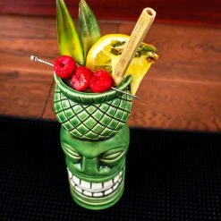 Promo ???? BarMan BarConic® Tiki Drinkware - Pineapple Head - 20 Ounce ⌛ -BarMan - shop BarConic tiki pineapple scene2 700x700