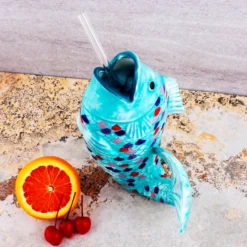 Buy ???? BarMan BarConic® Tiki Drinkware - Rainbow Fish - 18 Ounce ⌛ -BarMan - shop Barconic rainbowfish scene2 700x700