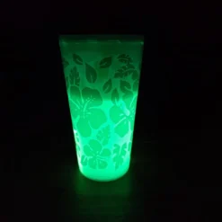 Hot Sale ❤️ BarMan Luau Green Glow Cup - 12 Oz ???? -BarMan - shop DW GLOW LUAU Rollover 700x700
