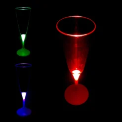 Budget ???? BarMan LED Champagne Glass White Stem - 7 Oz ???? -BarMan - shop DW LED CHAMP Rollover BPC 700x700