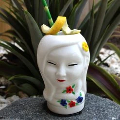 Flash Sale ???? BarMan BarConic® Tiki Drinkware - Ceramic Hula Girl Mug - 9 Ounce ⭐ -BarMan - shop DW TIKI HULA Rollover 700x700
