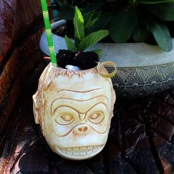 Hot Sale ???? BarMan BarConic® Tiki Mug - Monkey Head - 16 Oz ✔️ -BarMan - shop DW TIKI MONKEY BPC Rollover 700x700