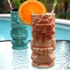 Promo ???? BarMan BarConic® Tiki Drinkware - Sun God - 16 Oz ⭐ -BarMan - shop DW TIKI SUN 3 700x700