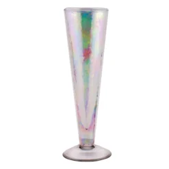 New ???? BarMan Footed Champagne Glass - Iridescent - 6 Ounce ????