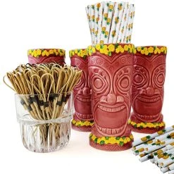 Buy ???? BarMan Tiki Mug Drinkware Set - Pink Goddess ????