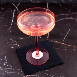 Coupon ???? BarMan Mid Century Champagne Coupe - Blush - 8 Ounce ⌛ -BarMan - shop Mid Century Champagne Coupe Blush scene2 700x700