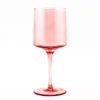 Best reviews of ???? BarMan Mid Century Wine Glass - Blush - 13.5 Ounce ????
