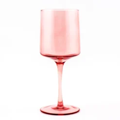 Best reviews of ???? BarMan Mid Century Wine Glass - Blush - 13.5 Ounce ????