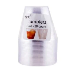 Top 10 ???? BarMan Plastic Tumblers - 9 Ounce - 20 Pack ⌛