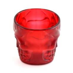 Best deal ???? BarMan Gothic Skull Ruby Plastic Shot Glasses - 2 Ounce - Pack Of 4 ???? -BarMan - shop Red Skull Shot Cups set of 4 4 700x700