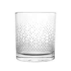 Coupon ✔️ BarMan BARCONIC® GLASSWARE - RETRO SILVER DIAMOND OLD FASHIONED GLASS - 10OZ ????