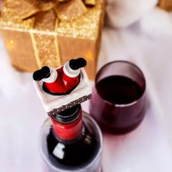 Outlet ???? BarMan Santa Wine Stopper ???? -BarMan - shop Santa wine stopper scene1 700x700