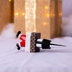 Outlet ???? BarMan Santa Wine Stopper ???? -BarMan - shop Santa wine stopper scene3 700x700