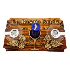 Cheap ???? BarMan CUSTOMIZABLE WOOD WINE GLASS CADDY - FAMILY RUSTIC WOOD ⭐ -BarMan - shop WINE CADDY WOOD GLASS 700x700