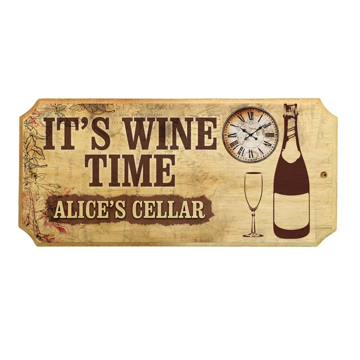 Cheapest ???? BarMan Custom Wood Plaque Sign - Time For Wine ???? 1 Cheapest ???? BarMan Custom Wood Plaque Sign - Time For Wine ????