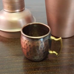 Flash Sale ???? BarMan BarConic® Moscow Mule Mini Mug – Antique Finish 2oz. ???? -BarMan - shop antique finish mule shot mug 700x700