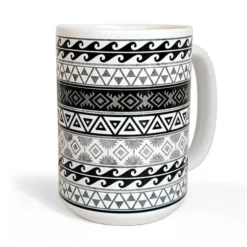 Promo ???? BarMan Aztec Pattern Ceramic Mugs - Color Variants - 15 Oz ???? 10 Promo ???? BarMan Aztec Pattern Ceramic Mugs - Color Variants - 15 Oz ???? -BarMan - shop aztec mug bpc blk 700x700