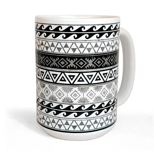 Promo ???? BarMan Aztec Pattern Ceramic Mugs - Color Variants - 15 Oz ???? 4 Promo ???? BarMan Aztec Pattern Ceramic Mugs - Color Variants - 15 Oz ???? - Image 4