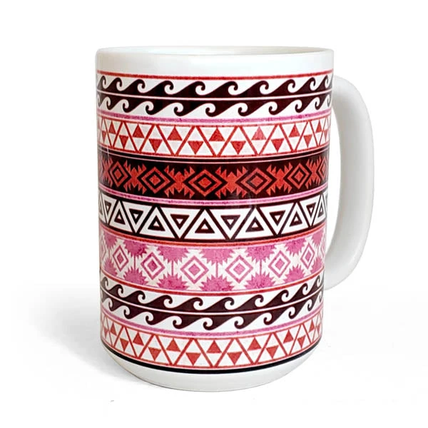 Promo ???? BarMan Aztec Pattern Ceramic Mugs - Color Variants - 15 Oz ???? 7 Promo ???? BarMan Aztec Pattern Ceramic Mugs - Color Variants - 15 Oz ???? - Image 7