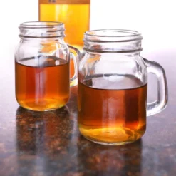 Best deal ???? BarMan BarConic® 4.5 Oz Mason Jar Glass With Handle ???? -BarMan - shop barconic 4 5oz glass mason jar 800 700x700