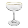 Promo ???? BarMan BarConic® 7 Oz Gold Rimmed Coupe Cocktail Glass ????