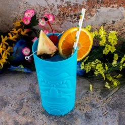 Top 10 ✨ BarMan BarConic® Blue Plastic Tiki Cup - 26 Ounce - Extra Large ???? -BarMan - shop barconic blue tiki scene2 700x700