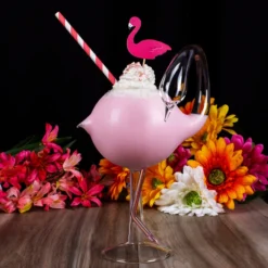 Deals ???? BarMan BarConic® Tall Flamingo Cocktail Glass - 14 Ounce ???? -BarMan - shop barconic flamingo scene1 2 700x700