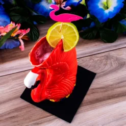 Top 10 ???? BarMan BarConic® Tiki Drinkware - Flamingo -16 Ounce ⭐ -BarMan - shop barconic flamingo scene2 700x700