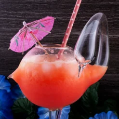 Deals ???? BarMan BarConic® Tall Flamingo Cocktail Glass - 14 Ounce ???? -BarMan - shop barconic flamingoscene2 700x700