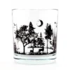 Flash Sale ???? BarMan BarConic® Glassware - Old Fashion Glass - Forest Scene - 10 Ounce ????