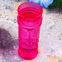 New ???? BarMan BarConic® Plastic Tiki Shot - Pink - 2.25 Ounce ???? -BarMan - shop barconic plastic tiki shot pink scene2 700x700