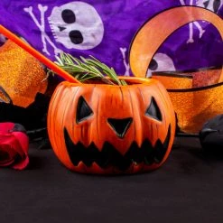 Cheap ❤️ BarMan BarConic® Tiki Drinkware - Pumpkin - 18 Ounce ???? -BarMan - shop barconic pumpkin tiki scene1 700x700