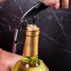 Discount ???? BarMan BarConic® Double Level Pemium Swift Push Corkscrew- Resin Wood - (Color Options) ???? -BarMan - shop barconic resin corkscrew scene2 700x700