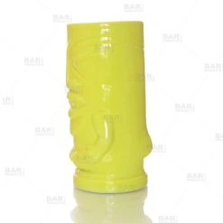 Promo ???? BarMan BarConic® 12 Oz Tiki Drinkware – Yellow ⌛ -BarMan - shop barconic tiki drinkware yellow side web 500 700x700
