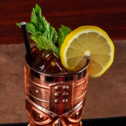 Hot Sale ???? BarMan BarConic® Metal Plated Tiki Glass - 15 Ounce - (Color Options) ???? -BarMan - shop barconic tiki glass gold scene2 700x700