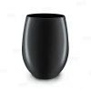 Brand new ???? BarMan Wine Glass - Stemless - Plastic - Black - 12 Ounce - Pack Of 6 ????