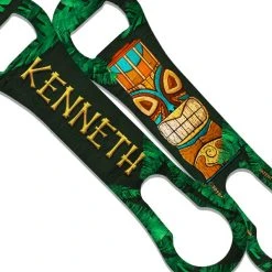 Best Sale ???? BarMan "ADD YOUR NAME" V-ROD® Bottle Opener – Tiki Idol – Several Color Options ⌛ -BarMan - shop bottle opener v rod add your name customize tiki idol different green options custom 700x700