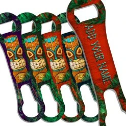 Best Sale ???? BarMan "ADD YOUR NAME" V-ROD® Bottle Opener – Tiki Idol – Several Color Options ⌛