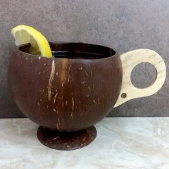 Promo ⭐ BarMan BarConic® Real Coconut Cup With Handle - 14oz. ???? -BarMan - shop coconutcup bpc rollover 700x700