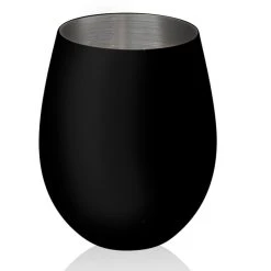 Promo ???? BarMan Stemless Stainless Steel Wine Glass - Matte Black - 17 Oz. ???? -BarMan - shop colton stmls blk2 700x700