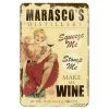 Wholesale ???? BarMan CUSTOMIZABLE Vintage Metal Bar Sign - 12" X 18" - Wine Distillery ⌛
