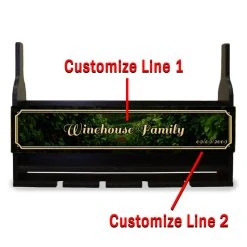 Flash Sale ✨ BarMan CUSTOMIZABLE Wall Mounted Wine Bottle & Glass Hanging Shelf W/ Painted Vineyard Plaque ✔️ 12 Flash Sale ✨ BarMan CUSTOMIZABLE Wall Mounted Wine Bottle & Glass Hanging Shelf W/ Painted Vineyard Plaque ✔️ -BarMan - shop customizable mounted wine glass hanging shelf front grapes customize 2 lines 700x700