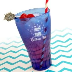 Brand new ???? BarMan Bottoms Up Polycarbonate Cup - Blue - 2 Sizes Available ???? -BarMan - shop cute christmas glasses bottoms up 800bpc 2 700x700