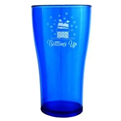 Brand new ???? BarMan Bottoms Up Polycarbonate Cup - Blue - 2 Sizes Available ???? -BarMan - shop cute christmas glasses bottoms up 800bpc 7 700x700